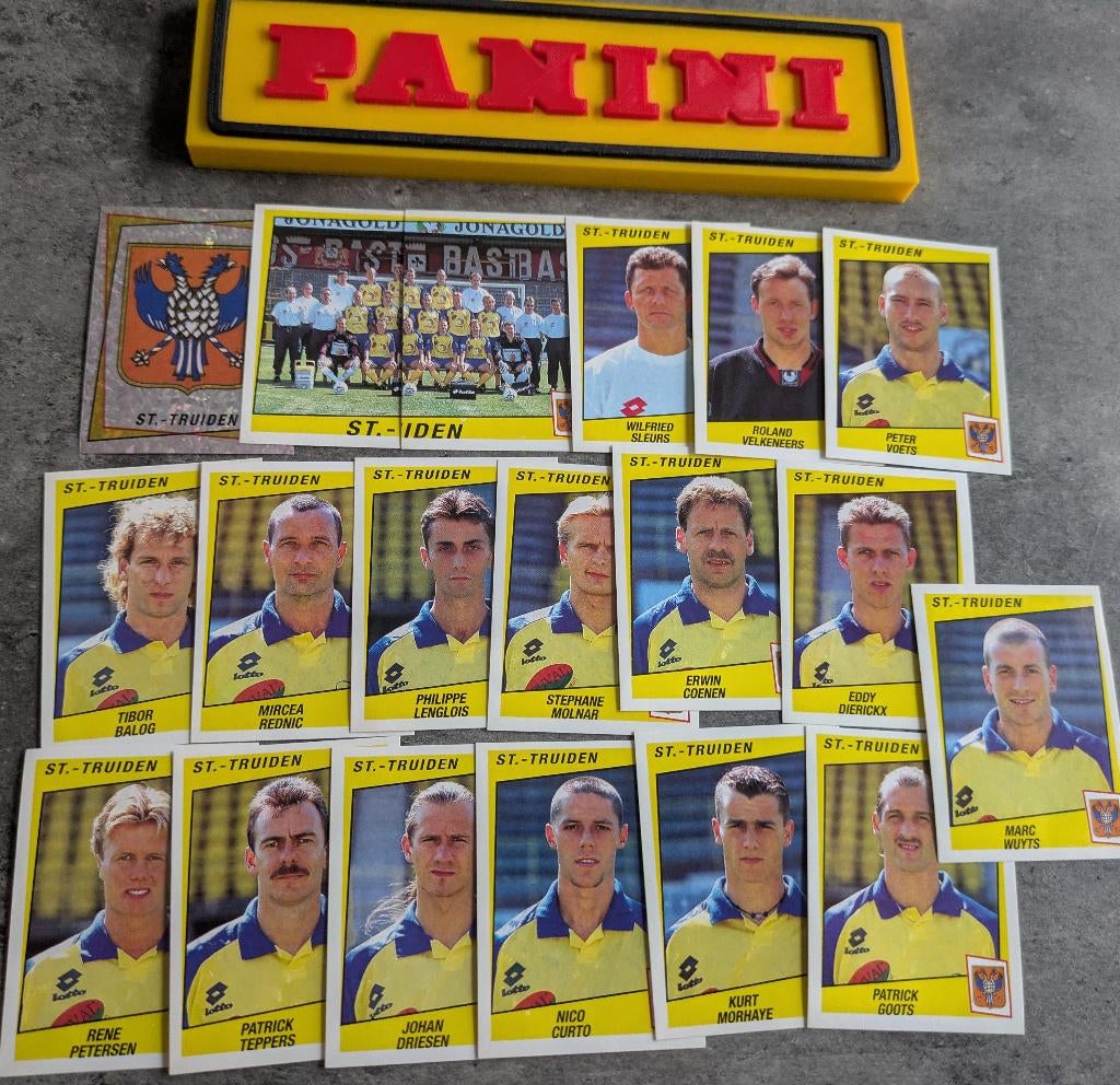 PANINI FOOTBALL 97 19 STICKERS 1997  SINT TRUIDEN VOETBAL, Verzenden, Nieuw