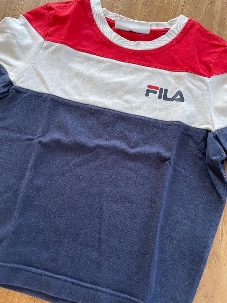 t shirt Fila maat XS, Blauw, Ophalen of Verzenden, Zo goed als nieuw, Korte mouw