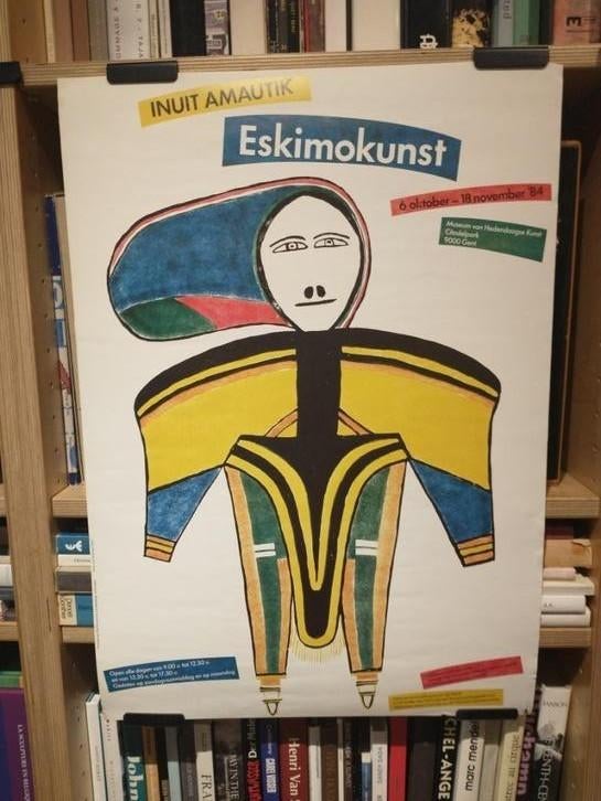 INUIT AMAUTIK Eskimokunst 1984 affiche, Collections, Enlèvement ou Envoi