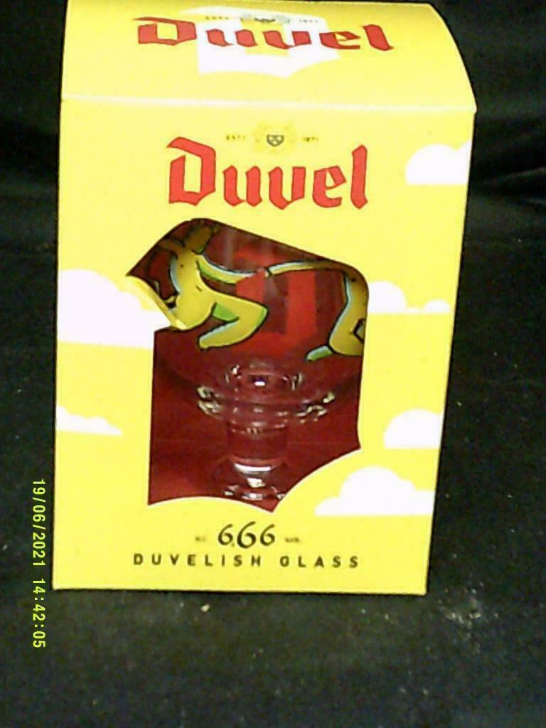 Duvel Collectie.666.Duvelish Glass.6 Hop Duvels, Verzamelen, Ophalen of Verzenden, Nieuw, Glas of Glazen, Duvel