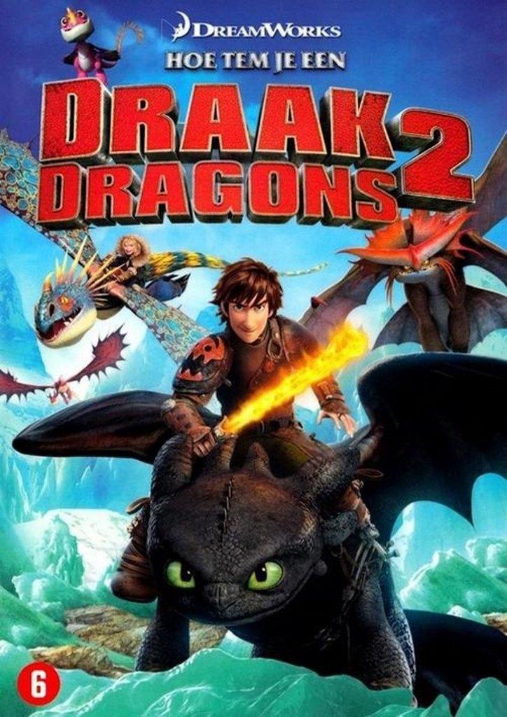 DVD- Dreamworks -  Hoe Tem Je Een Draak 2, CD & DVD, DVD | Enfants & Jeunesse, Film, Envoi