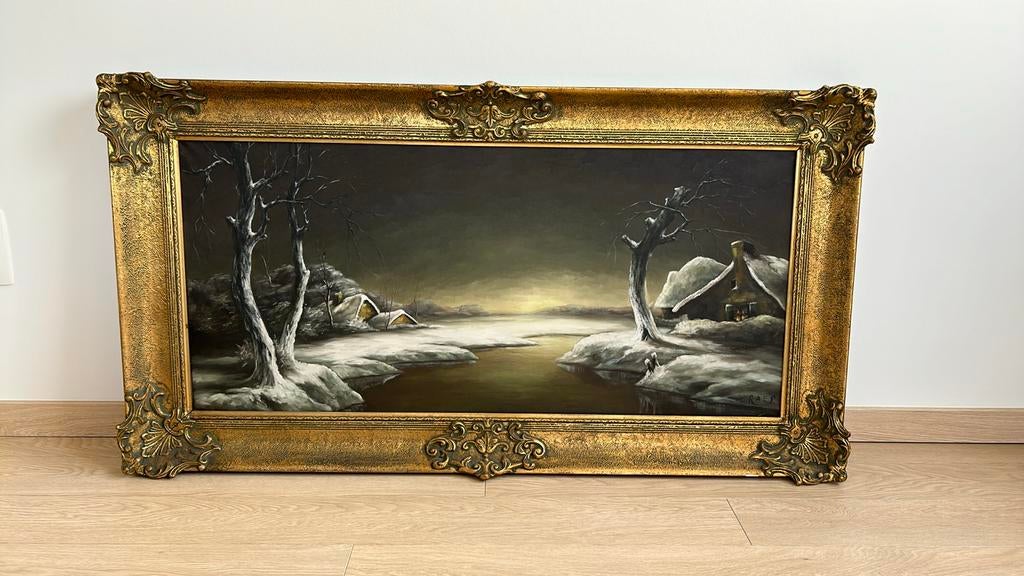 Winterlandschap A. Raes, Ophalen