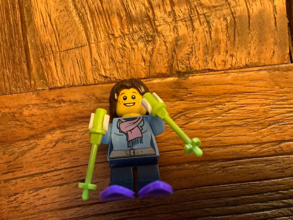 Lego figuur cty0331 Medium Blue Jacket / F4, Kinderen en Baby's, Speelgoed | Duplo en Lego, Ophalen of Verzenden, Zo goed als nieuw