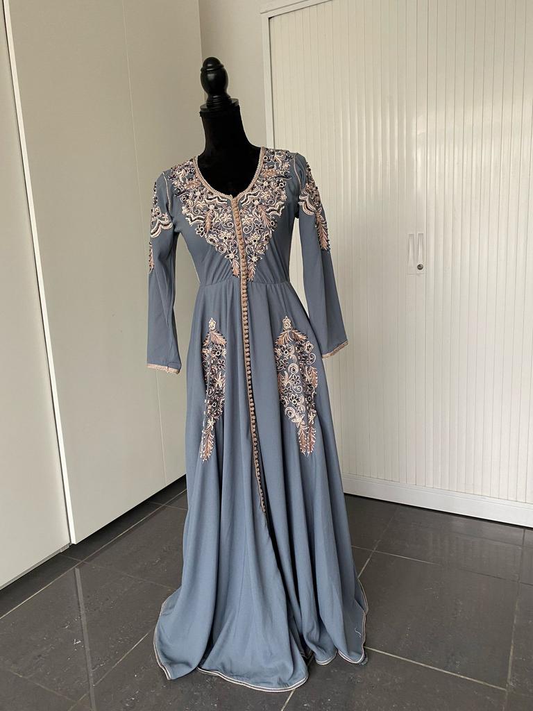JEAN CAFTAN BLEU/GRIS, Enlèvement ou Envoi, Porté