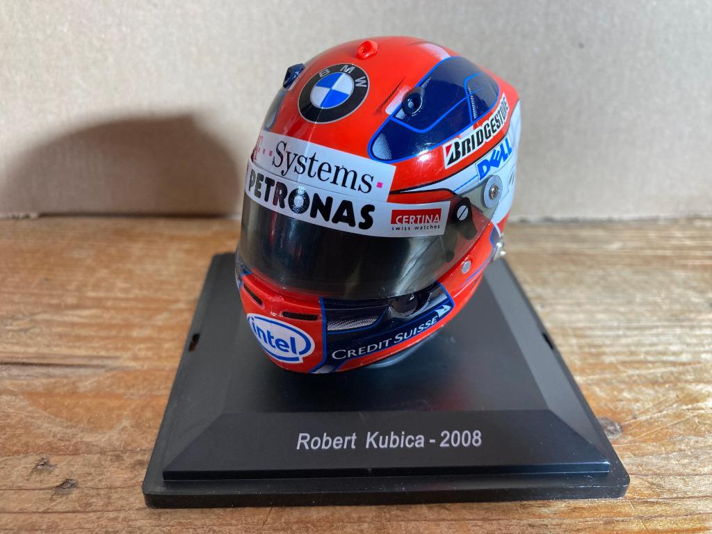 Robert Kubica 1:5 helm 2008 Spark BMW Sauber Formule 1, Ophalen of Verzenden, Nieuw, Formule 1