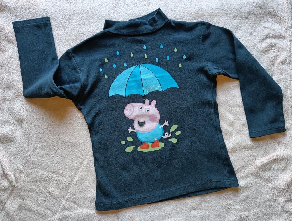 Peppa Pig à manches longues (taille 5 ans), Garçon, Enlèvement ou Envoi, Chemise ou À manches longues, Comme neuf