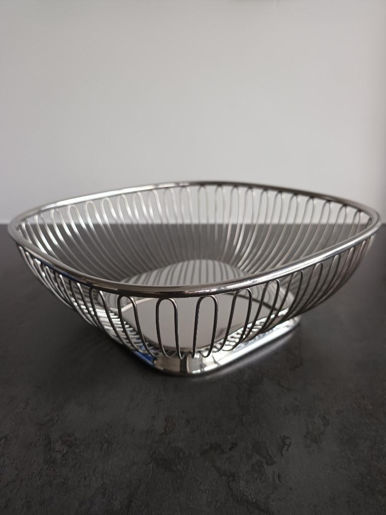 Corbeille carrée en fil métallique Alessi, Enlèvement, Autres matériaux, Balance, Carré