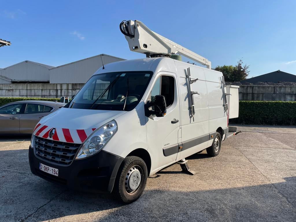 Renault Master Hoogwerker voor opmaak/ export, Auto's, Euro 5, Wit, Bedrijf, Te koop