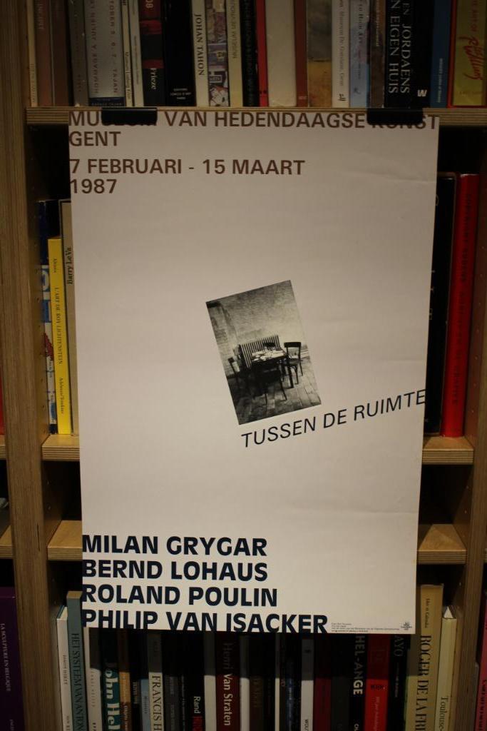 Tussen De Ruimte Affiche 1987, Ophalen of Verzenden