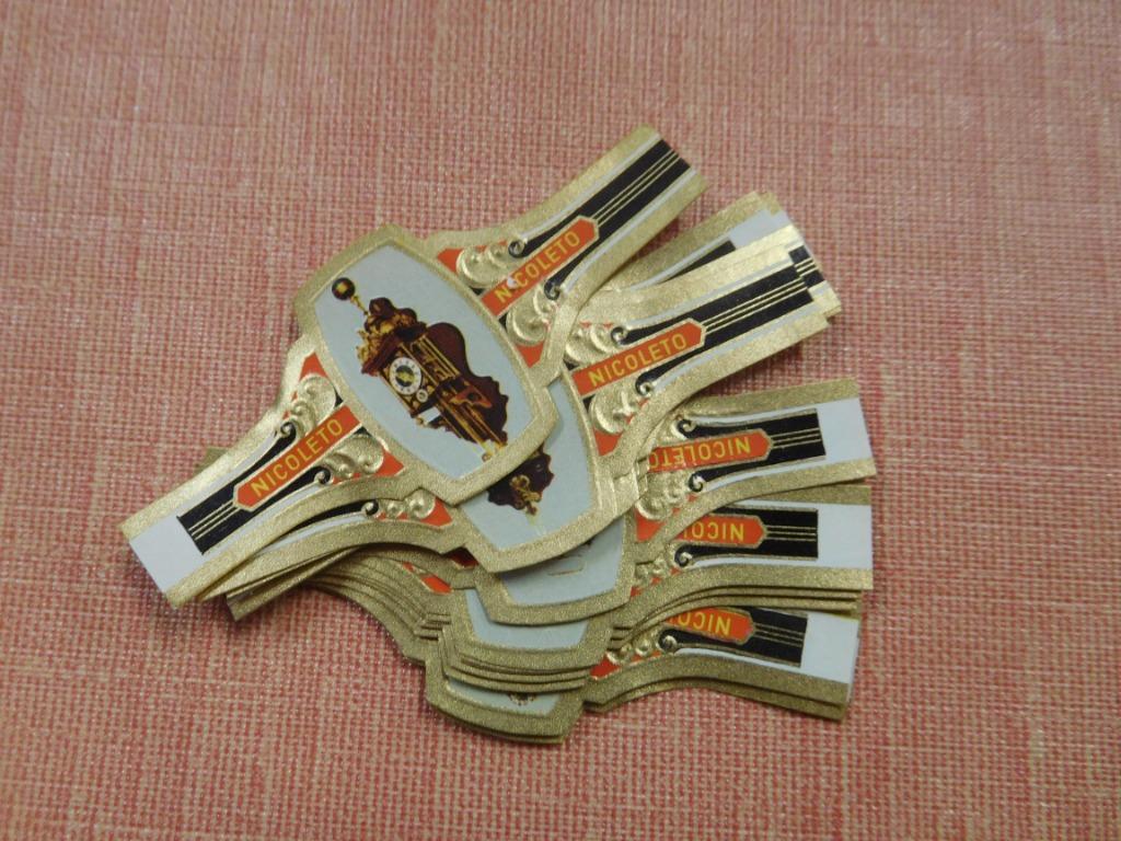 Collection complète  bagues de cigare Nicoleto - Horloges, Enlèvement ou Envoi, Comme neuf, Bagues de cigare