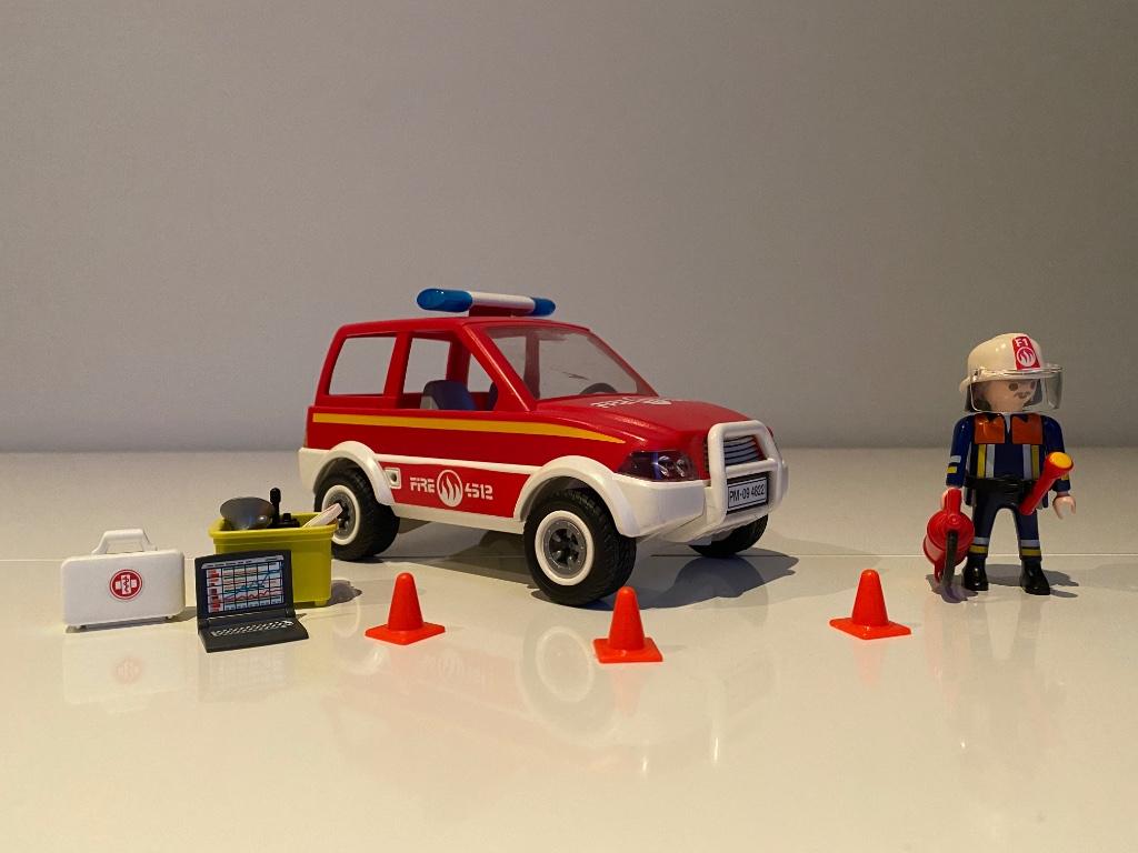 Playmobil brandweerauto, Ophalen, Gebruikt