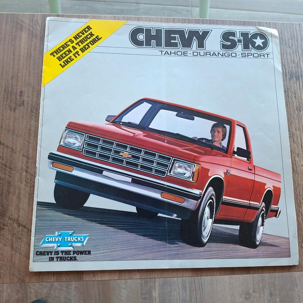 CHEVROLET   CHEVY  S-10  Tahoe-Durango-Sport   1981, Ophalen of Verzenden, Zo goed als nieuw, Chevrolet