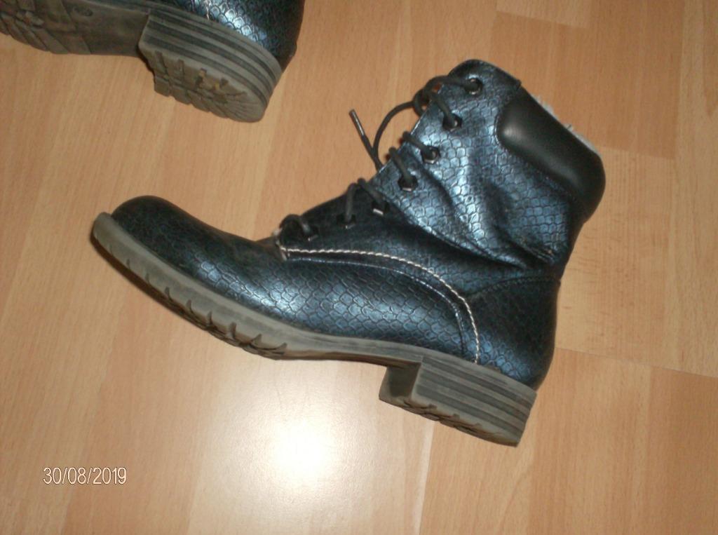 SCHOENEN BLAUW MET WOL IN MERK BULL BOXER - MAAT 38, Blauw, Overige typen, Ophalen of Verzenden, BULL BOXER