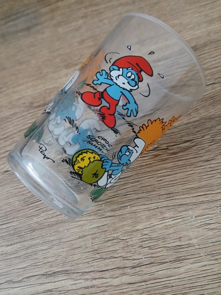 Glazen stroumpfs 1992, Ophalen of Verzenden