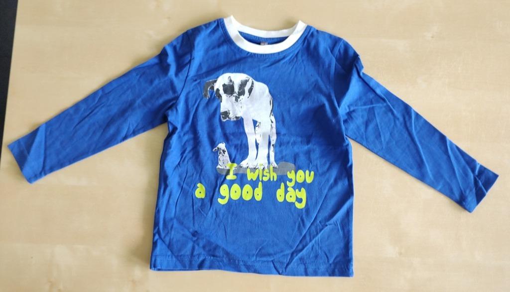 Blauwe longsleeve, maat 104 (nieuw), Nieuw, Ophalen of Verzenden, Shirt of Longsleeve, Jongen