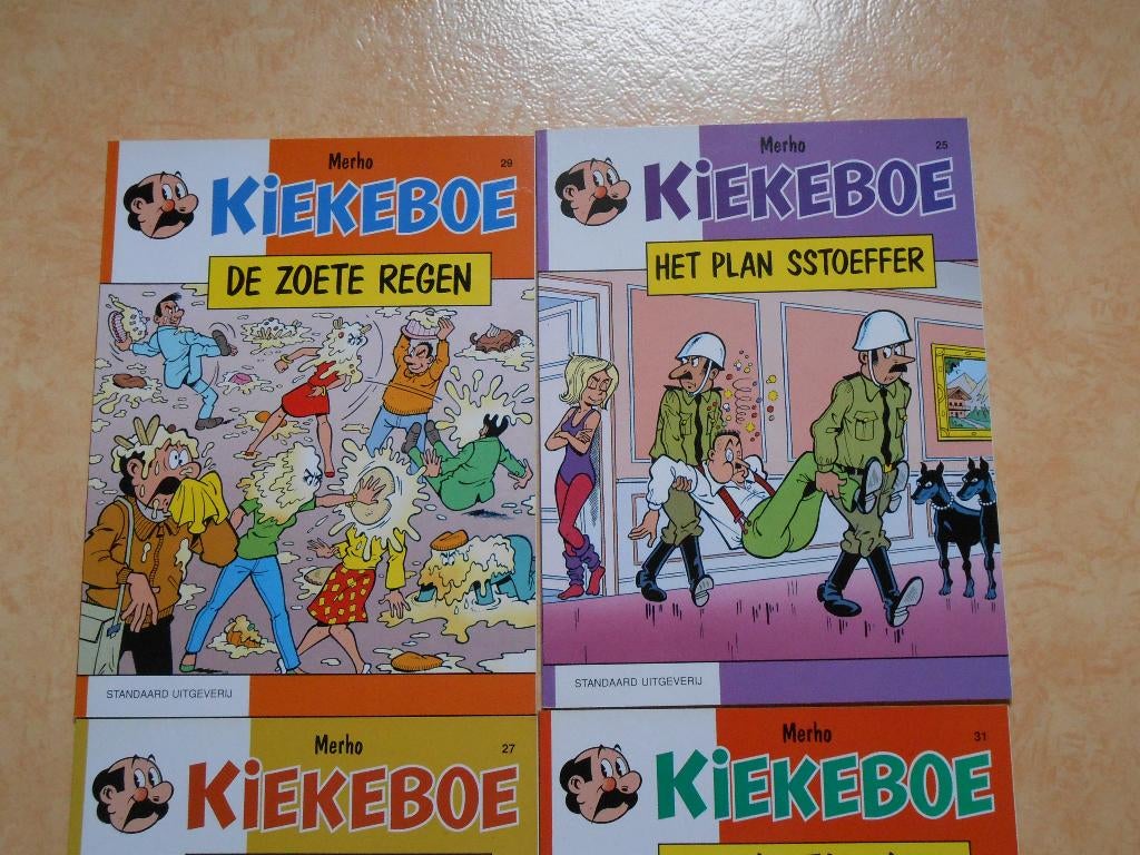 kiekeboe dreft volledige reeks van 4. Stockstaat. 1991., Boeken, Complete serie of reeks, Merho, Nieuw, Ophalen of Verzenden