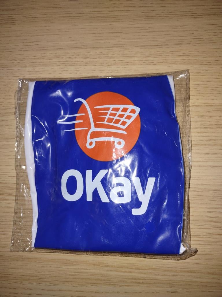 Nieuwe plastieke strandbal Okay, Ophalen of Verzenden, Nieuw