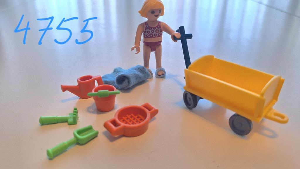 Playmobil meisje met bolderkar, Ophalen, Gebruikt