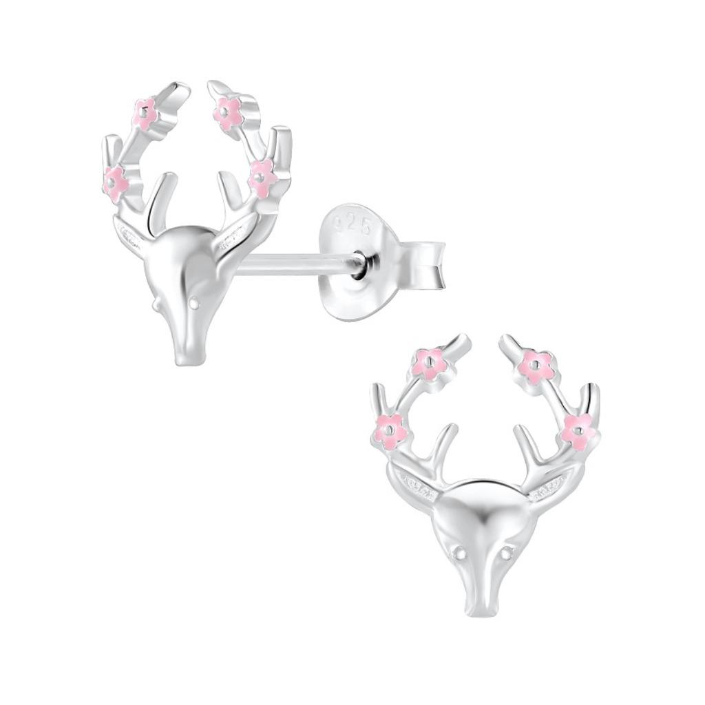 Boucles d'oreilles en argent en forme de renne pour enfant, Bijoux, Sacs & Beauté, Bijoux pour enfant, Neuf, Boucles d'oreilles
