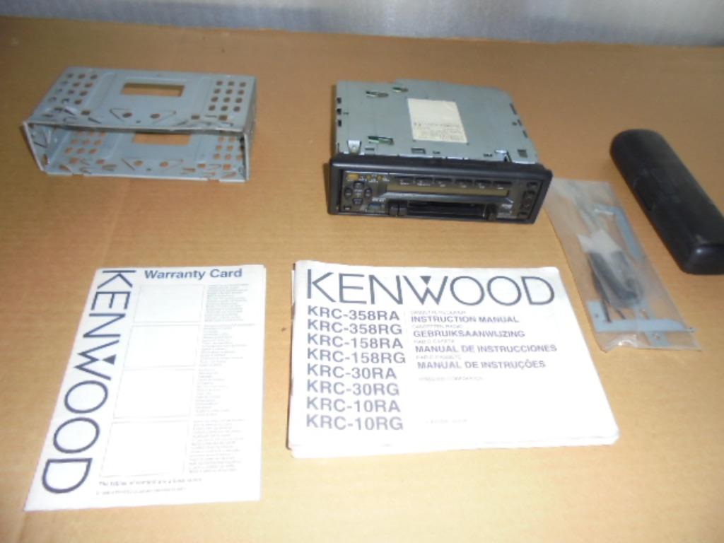 vintage autoradio KENWOOD KRC 358RA, Autos : Divers, Autoradios, Enlèvement ou Envoi, Utilisé