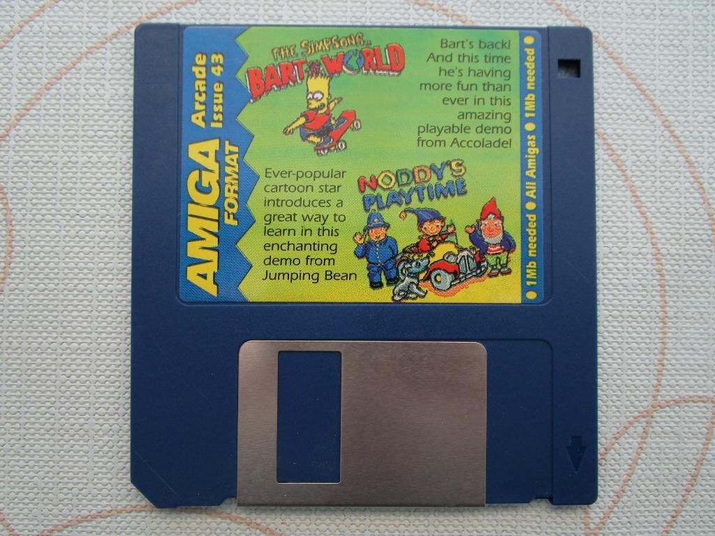 diskette The Simpsons, Ophalen