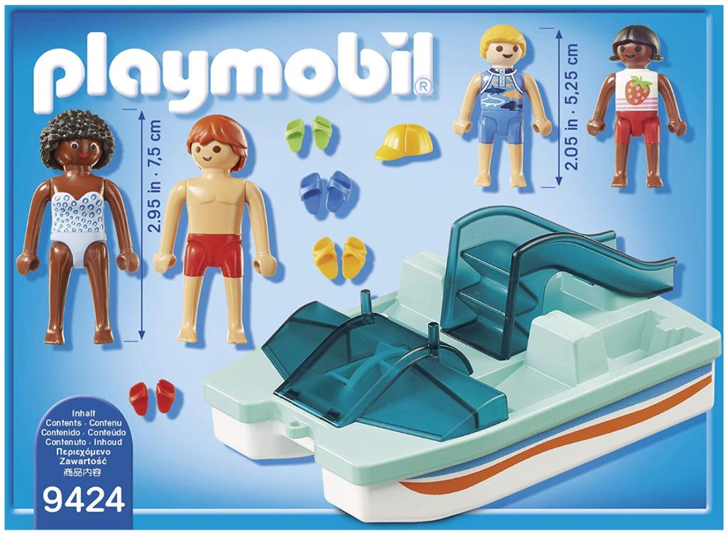 Playmobil Fun waterfiets voor het hele gezin 9424, Ophalen of Verzenden, Zo goed als nieuw, Complete set