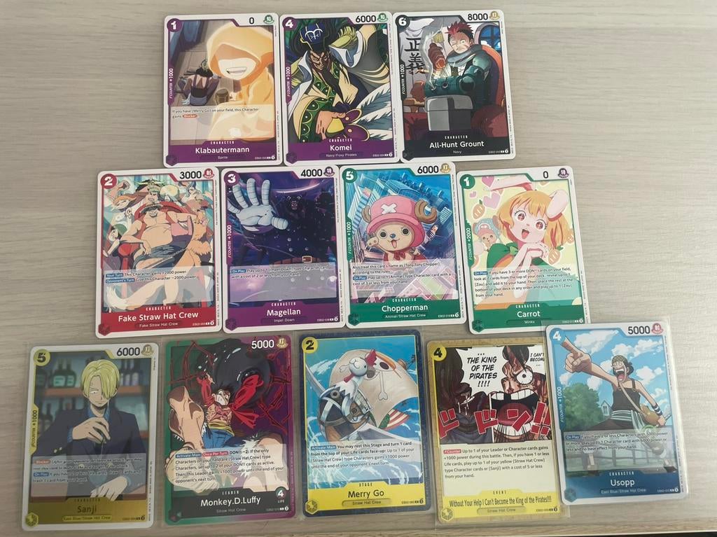 12 cartes de collection One Piece pour la 25e édition, Enlèvement ou Envoi, Neuf, Plusieurs images