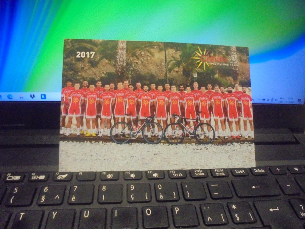 Cofidis pro cycling team, Enlèvement ou Envoi, Comme neuf, Gravure