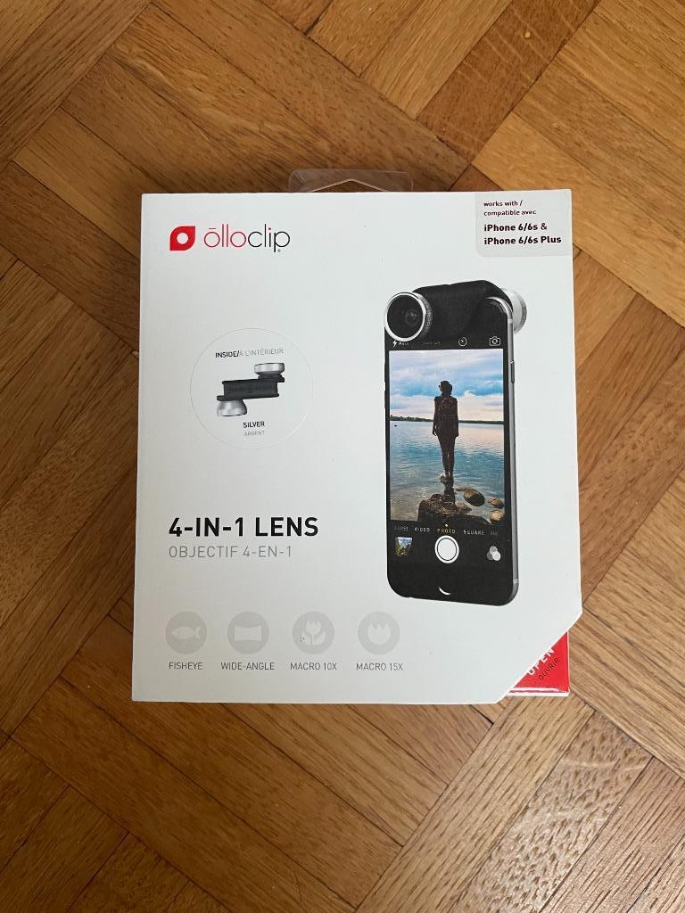 Olloclip 4-in-1-lens voor iphone 6/6s & plus, Telecommunicatie, Mobiele telefoons | Toebehoren en Onderdelen, Ophalen of Verzenden