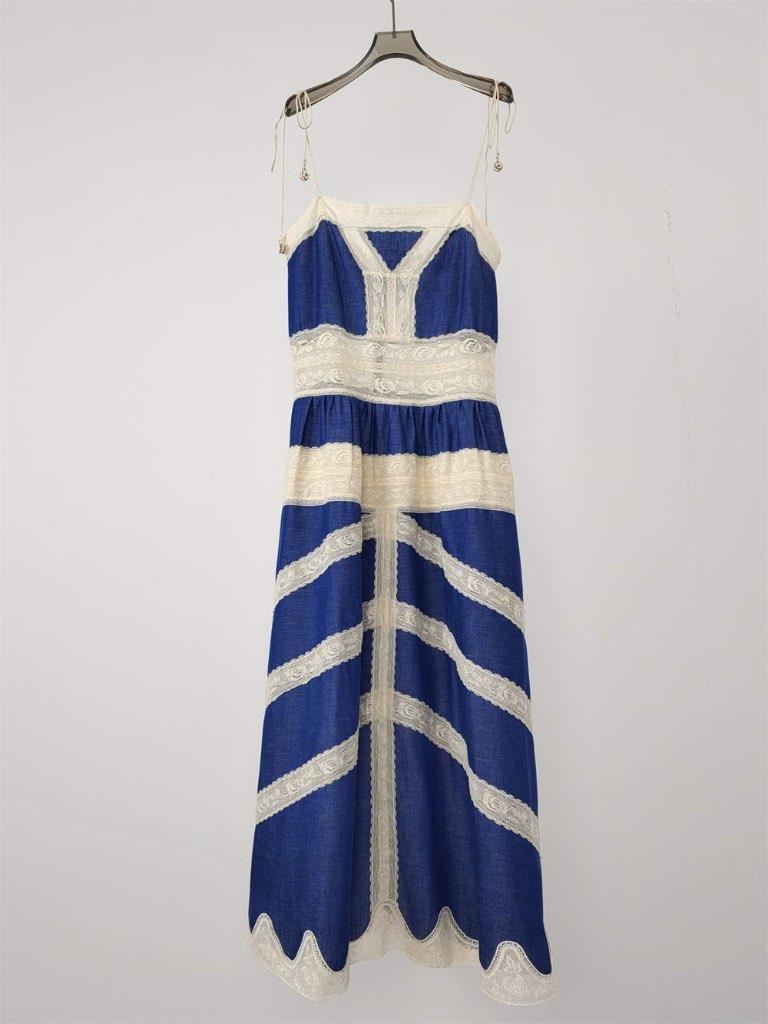 Jeans dress Zimmermann, Zimmermann, Nieuw, Maat 36 (S), Onder de knie