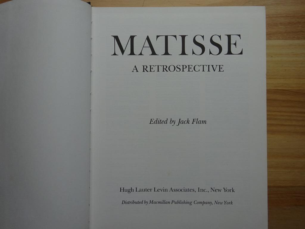 Henri Matisse, a retrospective, by Jack Flan, 1988, Gelezen, Jack Flam, Ophalen of Verzenden, Schilder- en Tekenkunst