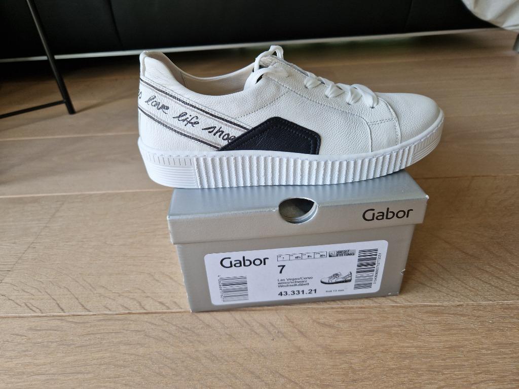Sneakers gabor nieuw maat 7 of 40,5, Kleding | Dames, Wit, Gabor, Nieuw, Ophalen of Verzenden