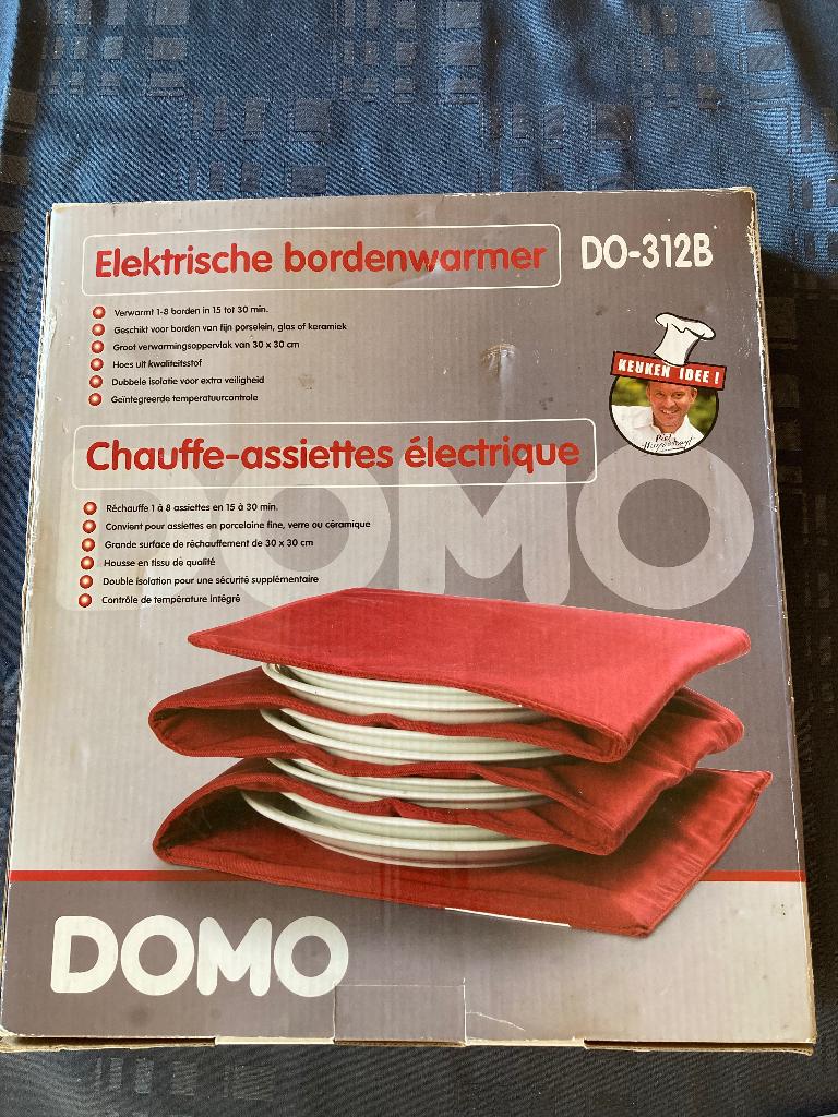 Elektrische bordenwarmer domo, Ophalen of Verzenden, Zo goed als nieuw