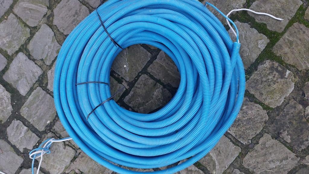 Overschotten elektriciteitkabel en nieuwe rol flex kabel, Ophalen