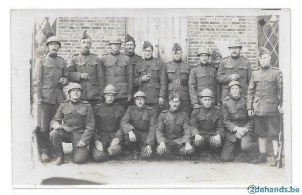 soldaten WO 1, Verzamelen, Militaria | Algemeen, Ophalen of Verzenden, Landmacht, Foto of Poster