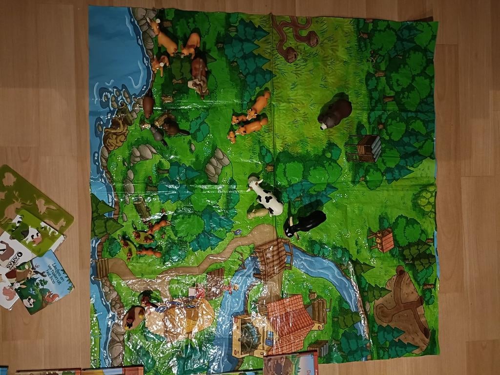 Reeks boekjes van atlas ( dieren) met diertjes, Ophalen of Verzenden, Gebruikt