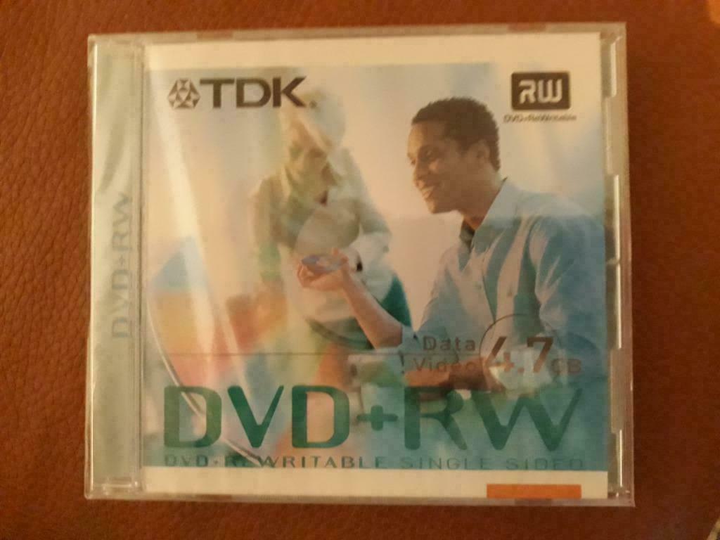 TDK 2 DVD + RW rewritable, Computers en Software, Beschrijfbare discs, Herschrijfbaar, Ophalen of Verzenden, Dvd, Nieuw