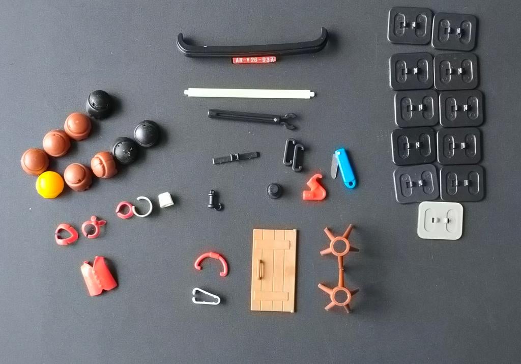 Playmobil system Geobra 1974 voetplaatjes, Ophalen of Verzenden, Gebruikt, Los Playmobil