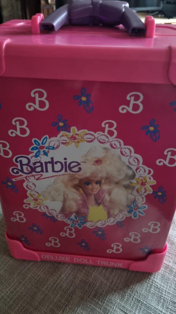 Barbie Vintage Deluxe Doll Trunk 1991, Ophalen of Verzenden, Gebruikt, Overige typen