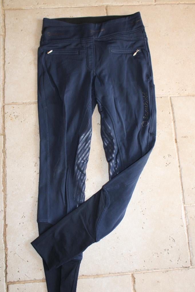 Legging équitation "SAMSHIELD  bleu "(T 36), Dieren en Toebehoren, Paardrijkleding, Ophalen, Gebruikt, Kinderen, Bovenkleding