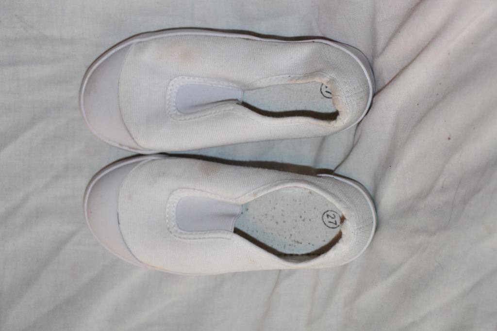 pantoufle de gym, Sports & Fitness, Gymnastique, Enlèvement, Neuf, Blanc, Chaussons de gymnastique