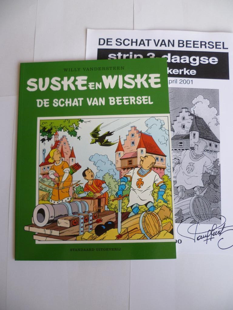 S&W MIDDELKERKE UITGAVE"DE SCHAT VAN BEERSEL"+BIJLAGE 2001, Willy Vandersteen, Une BD, Comme neuf, Envoi