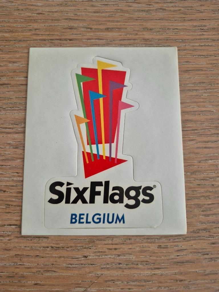 Sticker Six Flags Belgium (Walibi), Verzamelen, Ophalen of Verzenden, Zo goed als nieuw