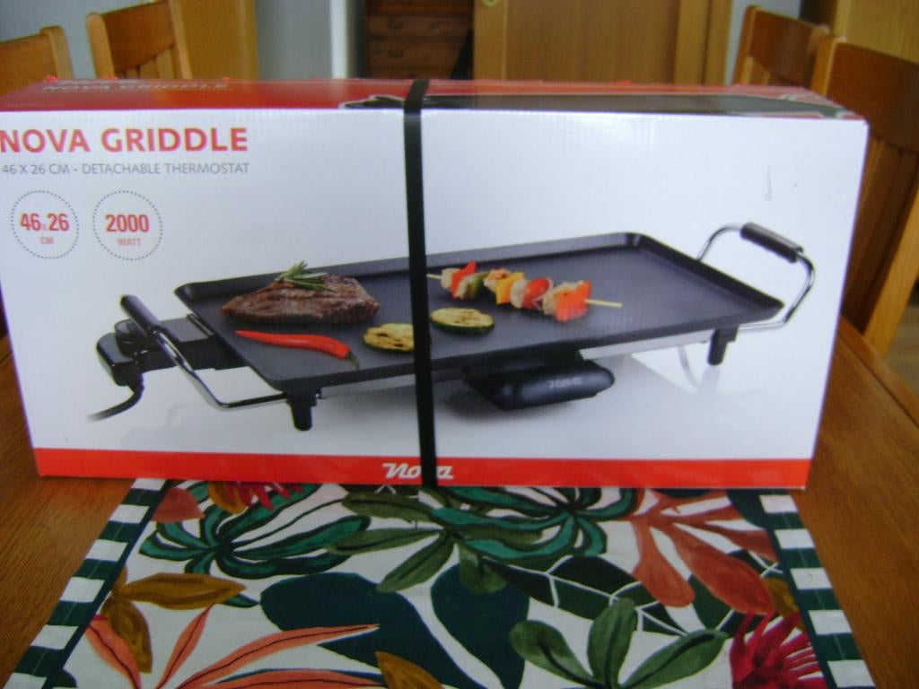 plancha Nova griddle, Electroménager, Enlèvement, Lave-vaisselle, Neuf