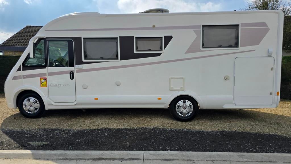 Mc louis Carat 880 G. 4.250 Kg 60.000 Km Full Full options, Caravans en Kamperen, Omvormer, Fiat, Antidémarrage, 7 tot 8 meter