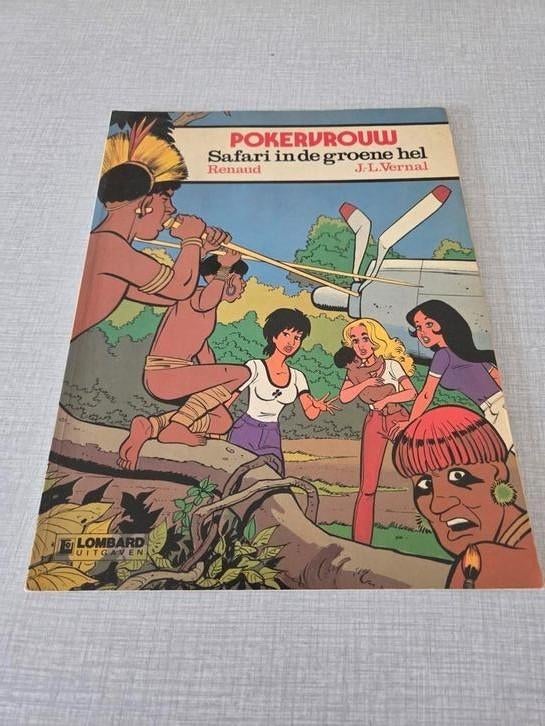 Pokervrouw 1ste druk, Boeken, Stripverhalen, Eén stripboek, Ophalen of Verzenden, Zo goed als nieuw, Lombard