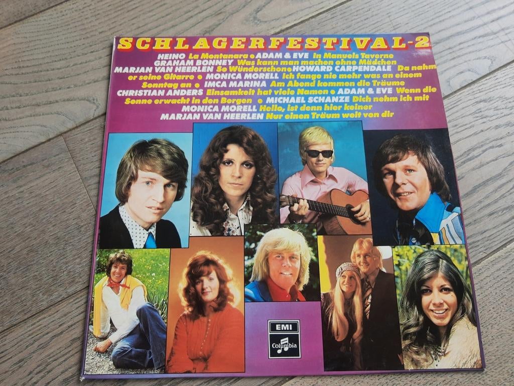 Lp : Schlagerfestival 2, Cd's en Dvd's, Ophalen of Verzenden, Zo goed als nieuw