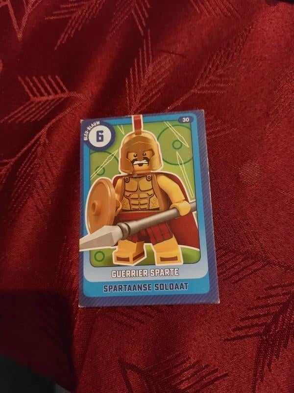 Lego / Verzamelkaart / Spartaanse soldaat, Envoi, Comme neuf, Lego