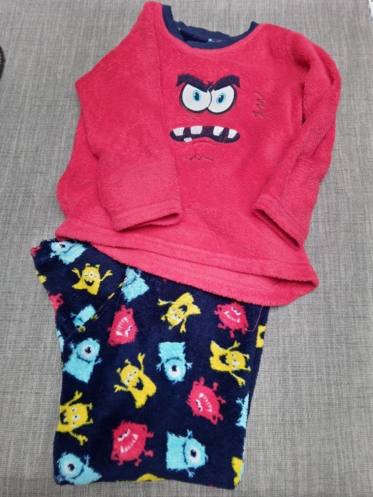 3 winter pyjama's 110-116, Ophalen of Verzenden, Gebruikt, Nacht- of Onderkleding