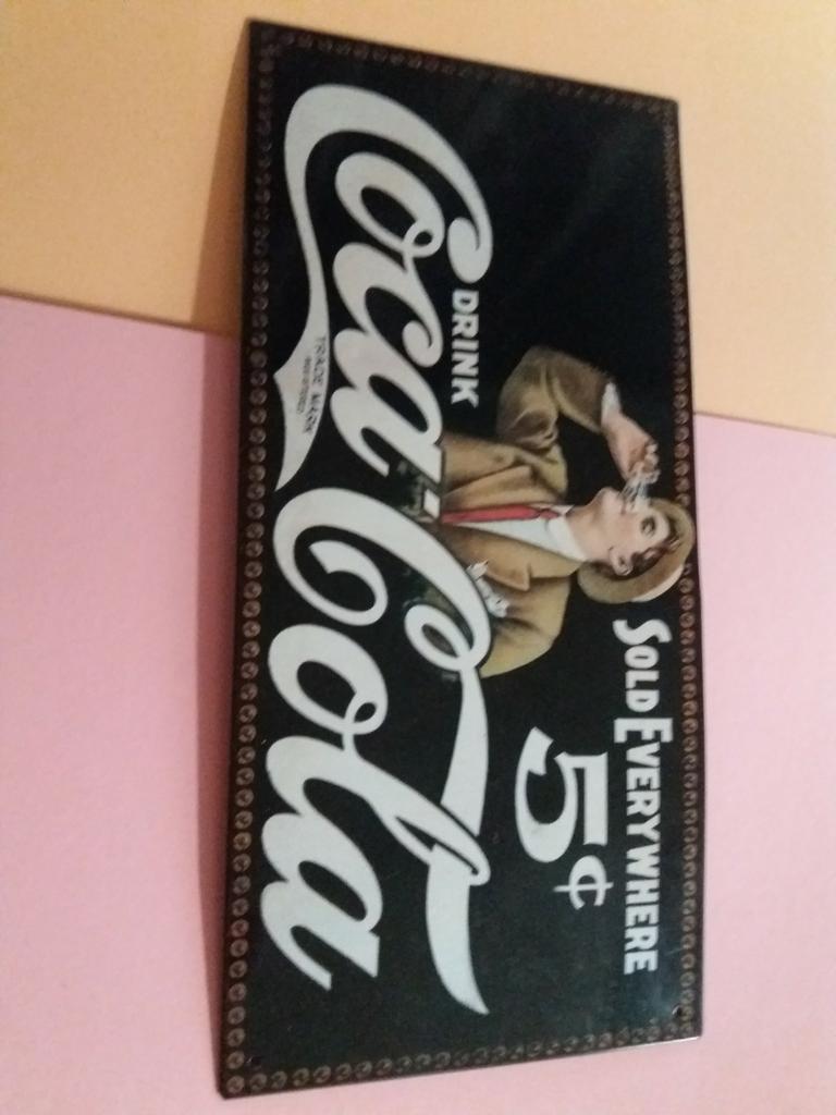 Coca-Cola plaque 15cmx32cm neuve, Enlèvement ou Envoi, Neuf